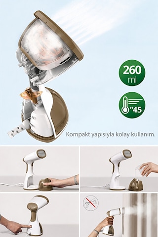 Kiwi KSI-650 1200 W Portatif Buharlı Kırışık Dikey Ütü