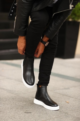 Serhat Özköroğlu -siyah Erkek Chelsea Bot Siyah Siyah