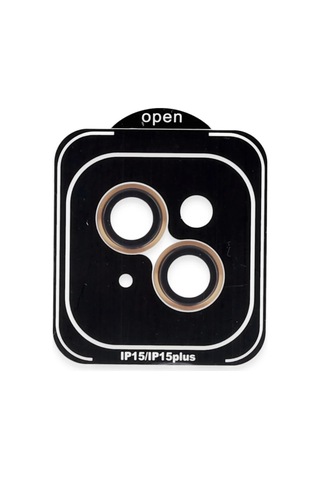 Joko Apple Uyumlu iPhone 15 Pvd Metal Kamera Lens - Turuncu Diğer