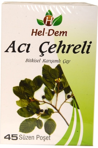 Hel-Dem Acı Çehreli Bitkisel Karışımlı Süzen Poşet Çay 45'li