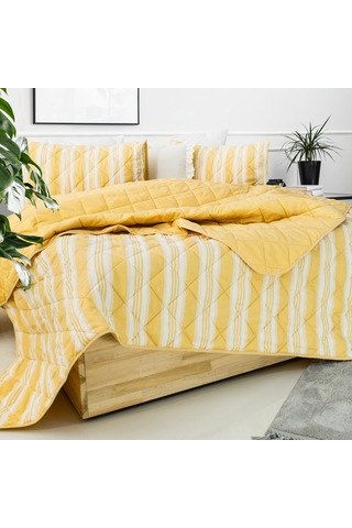 Schafer Home İnfinity Çift Kişilik Complete Set 4 Parça-hardal Hardal