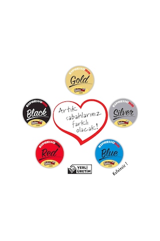 Espressomm® Tchibo Cafissimo Makineleri İle Uyumlu Karışık Kapsül Kahve 10 Adet