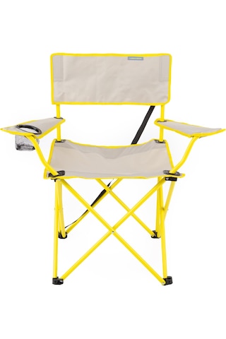 Eco Ergonomik Katlanır Kamp Sandalyesi Krem