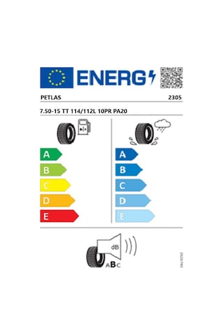 Petlas 7.50-15 Tt 114/112l 10pr Pa20 Kamyonet Çeker Lastiği Üretim Tarihi:2026