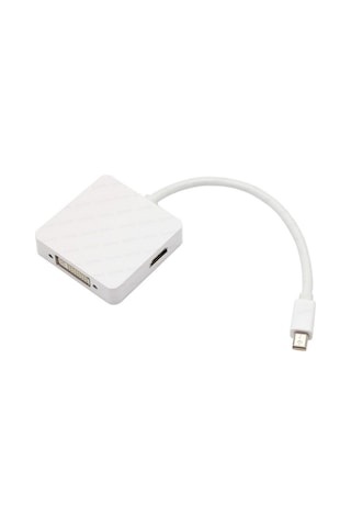 Dark Mini Display Port To Display Port/Hdmı/Dvı Üçlü Dönüştürücü