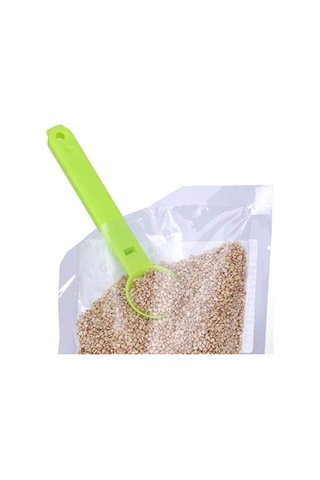Ölçme Kaşıklı Poşet Klipsi 3'lü Paket Karışık