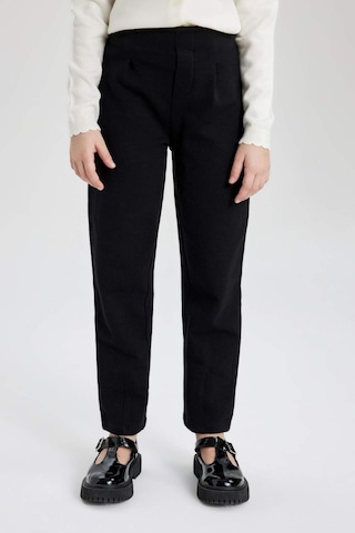 DeFacto Kız Çocuk Straight Fit Pantolon C4593A824SPBK81 Siyah