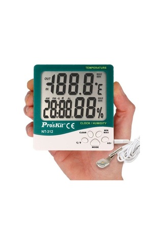 Proskit Nt-312 Mini Problu Sıcaklık Nem Ölçer