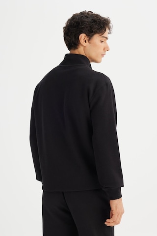 Lee Erkek Pike Interlock Half Zip Sweatshirt Black Çok Renkli