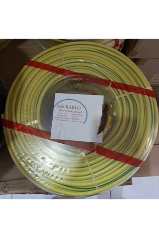 100 METRE 1x16 MM NYA ELEKTRİK KABLOSU (CCA) - SARI