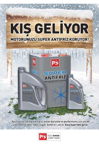Petrol Ofisi Hazır Antifiriz -40 Teneke 16 Kg