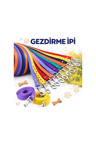 Renkli Kolon Kedi Köpek Gezdirme 120 Cm X 2,5 Cm Çok Renkli
