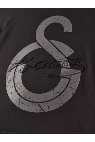 Gsstore Galatasaray Çocuk Ata İmza T-shirt C251279 Siyah