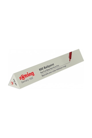 Rotring 600 Tükenmez Kalem, Kırmızı Genel
