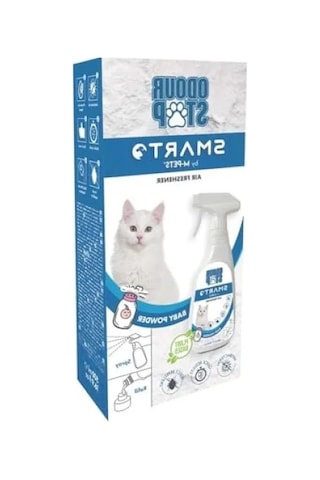 Evcil Hayvanlar İçin Güvenli Deodorant Sprey - Bebek Pudrası Kokulu 500 Ml