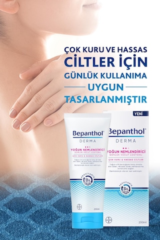 Bepanthol Derma Yoğun Nemlendirici Günlük Vücut Losyonu  200 ML