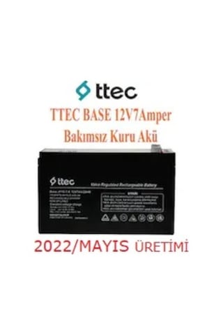 Ttec 12 Volt 7a Akü -12v 7 Ah Kuru Akü