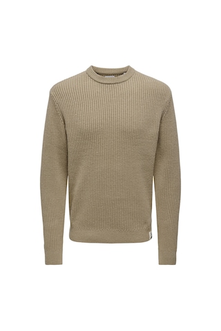 Only & Sons Erkek Onsfergal Bisiklet Yaka Uzun Kollu Örme Kazak 22030208 Camel Camel