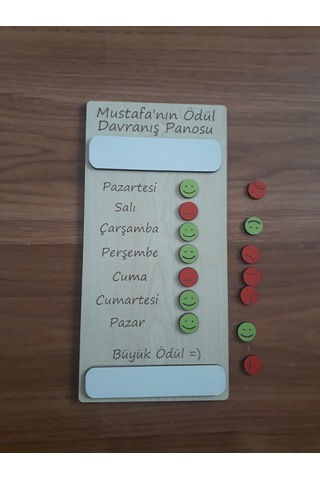 Davranış Ödül Panosu 30x15 Cm