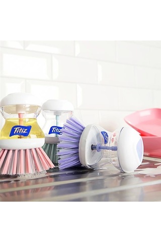 Deterjan Hazneli Bulaşık Fırçası - Titiz-9071069447380