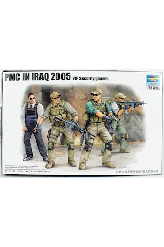 Trumpeter 00420 1/35 Ölçek, Pmc-vıp Koruma Tim Irak'ta Figürleri Plastik Model Kiti-55747