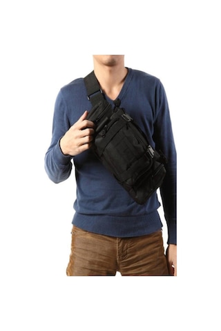 Yüksek Açık Askeri Taktik Sırt Çantası Bel Paketi Bel Çantası Mochilas Molle Kamp Yürüyüş Kılıfı Göğüs Çantası Tırmanma Çantaları A Gri