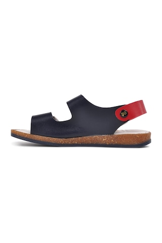 Şiringenç 006 Lacivert-beyaz-kırmızı Çocuk Sandalet 001