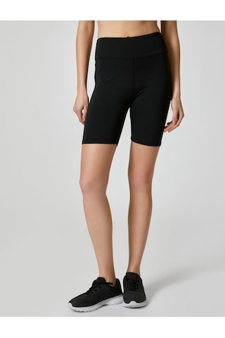 Koton Spor Biker Tayt Yüksek Bel Slim Fit Siyah 4sak40047nk 4SAK40047NK999
