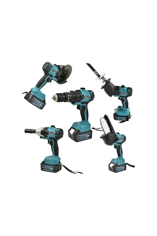 Prohummer Ph191 Multievo 6 Başlıklı Set 58vf Çok Amaçlı Şarjlı Set Takımı 58vf