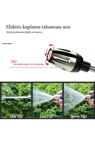 Yüksek Basınçlı Su Tabancası Bahçe Sulama Araba Yıkama