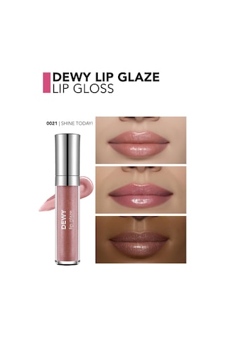 Flormar Besleyici Dudak Parlatıcısı - Dewy Lip Glaze - 021 Shine Today!-8682536069380