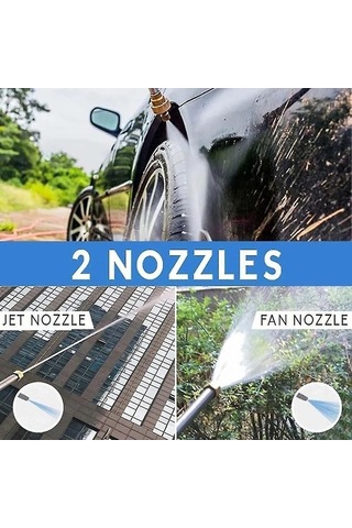 Dancemonkey Çift Nozzüllü Yüksek Basınçlı Ev, Araba, Bahçe Temizleyici, Uygun Pratik Kullanıma