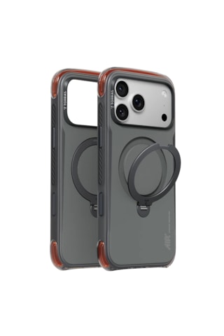 Torras Apple iPhone 17 Pro Max / 18 Pro Max Uyumlu Ostand Q3 Air Pro Standlı Magsafe Kapak Gri