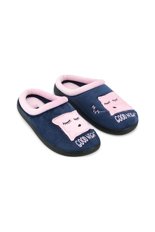 Gezer Kışlık Kadın Gondol Ev Bahçe Terlik Gt1kzm.15222.00.013.0c Lacivert