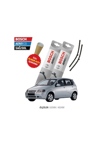 Bosch Aeroeco Chevrolet Kalos Silecek Seti (2005-2009)