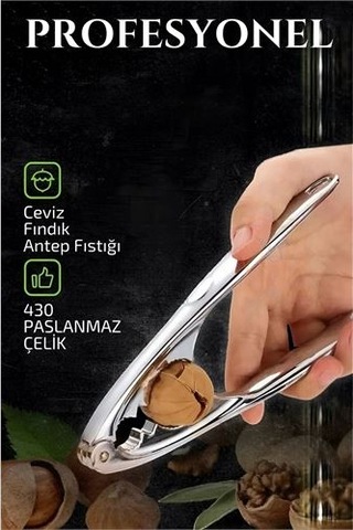 Fındık Ceviz Kırıcı 304 Paslanmaz Çelik Mink Design 721063 Çok Renkli