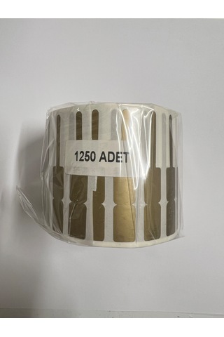 Aysan Etiket Boş Yapışkanlı Kuyumcu Yüzük Etiketi Gold Renk 54mm X 9mm 1