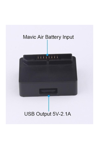 DJI Mavic Air Pil Dönüştürücü Powerbank Adaptörü 2.1a ile Telefon