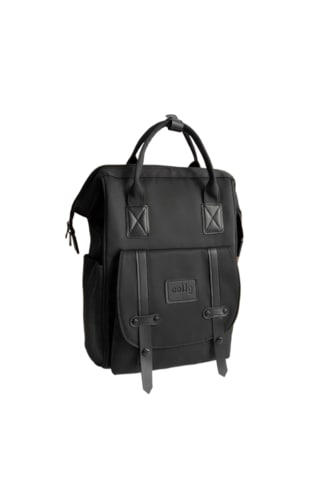 Hafif Seyahat Sırt Çantası Anne Çantası-siyah Siyah