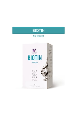 Vitisfera Biotin 5000 Mcg 60 Tablet