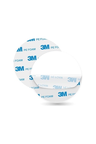 50 Adet 3m Yuvarlak Kesimli Çok Güçlü Çift Taraflı Köpük Bant 30mm Çap