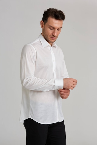 Bisse Platınıum Regular Fit Gömlek Beyaz Pltg020 D01 Beyaz