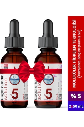 Dolar Kimya Lugol İyot Çözeltisi %5 Roll-On 2 x 50 ML