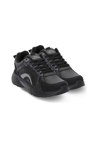 Slazenger Mossport I Erkek Siyah / Koyu Gri Koşu & Yürüyüş Spor Ayakkabısı Siyah / Koyu Gri