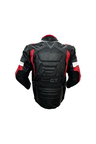 Forte Gt 2001077 Simurg Deri Full Koruma Mevsimlik Motosiklet Montu Kırmızı - Siyah