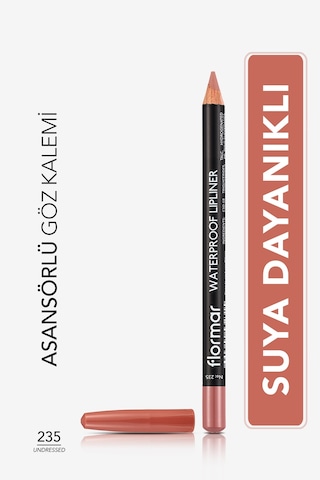 Flormar Waterproof Lipliner - Suya Dayanıklı Dudak Kalemi No:235 Undressed 1.14 g 8690604567485