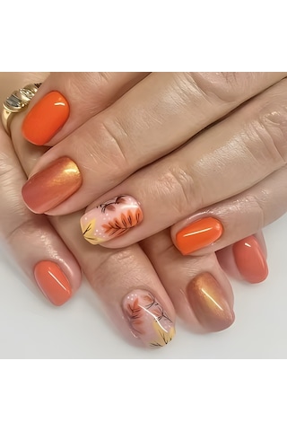 Kısa Parlak Yeni Tırnak Sanatı Yaprağı Giyilebilir Sıcak Tatlı Tırnak Çıkartmaları 24 Parça Dahil Araçlarys333