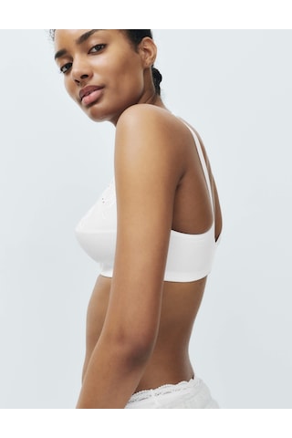 Marks & Spencer Nakış Detaylı Full Cup Sütyen T33008025 Beyaz