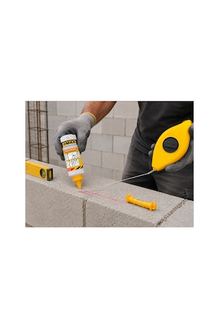Dmax Boyalı Çırpı İpi Kırmızı 30 Metre İşaretleme Ve Hizalama İpi