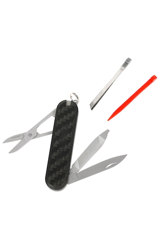 Swisstech 7-ın-1 Multi Tool-carbon Fiber Handle Siyah